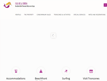 Tablet Screenshot of casadelasirena.net
